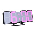 3D Wireless Remote Digital RGB LED Alarm Clock