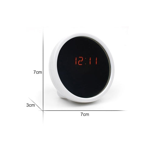 Digital Alarm Clock Makeup Mirror