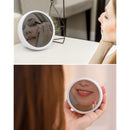 Digital Alarm Clock Makeup Mirror