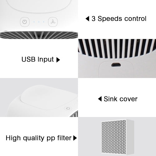 Portable Mini Air Conditioner Desktop Air Cooler Humidifier