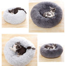 Blusea Soft Plush Round Pet Bed