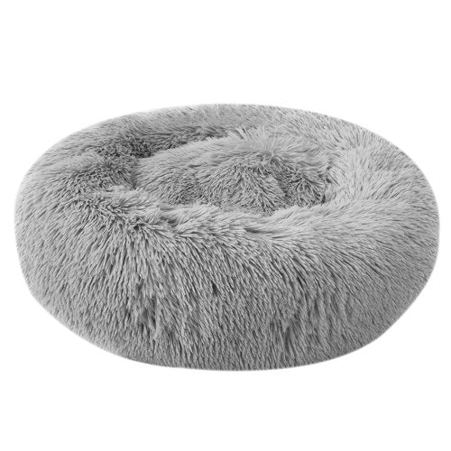 Blusea Soft Plush Round Pet Bed