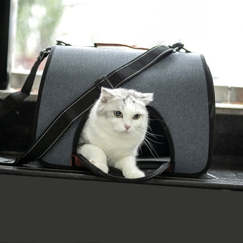 Portable Pet Cats Dogs Carrier Cat Dog Pet Travel Bag Designed for Travel Hiking Walking Outdoor for Weight within 4kg