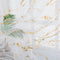 Sheer Curtains Marble Print Window Screen Curtains