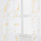 Sheer Curtains Marble Print Window Screen Curtains