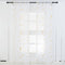 Sheer Curtains Marble Print Window Screen Curtains