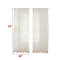 Sheer Curtains Feather Print Window Screen Curtains