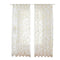 Sheer Curtains Feather Print Window Screen Curtains