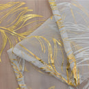 Sheer Curtains Feather Print Window Screen Curtains