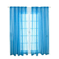 Sheer Curtains Little Star Print Window Screen Curtains