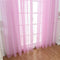 Sheer Curtains Little Star Print Window Screen Curtains