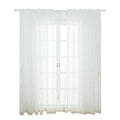 Sheer Curtains Little Star Print Window Screen Curtains