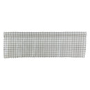 Valance Grid Stripe Style Blackout Window Curtain