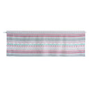 Valance Grid Stripe Style Blackout Window Curtain