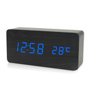 Electronic LED Digital Wooden Alarm Clock