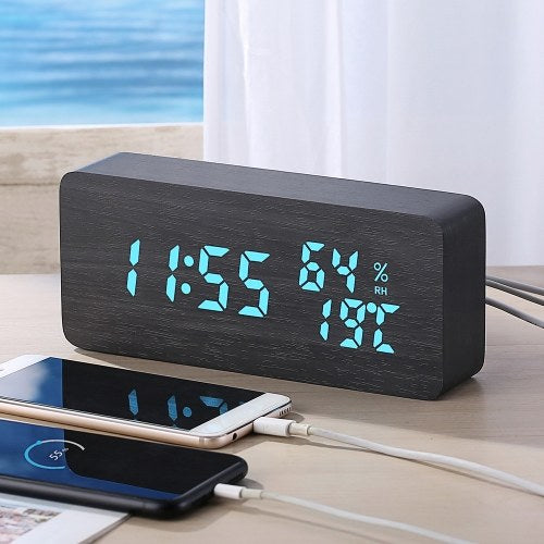 Wooden Alarm Clock