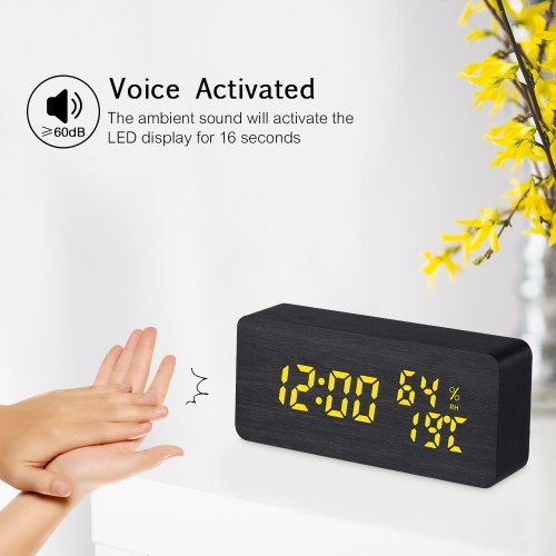 Wooden Alarm Clock