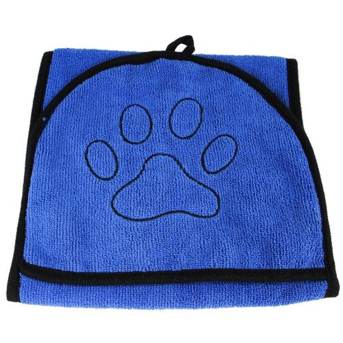 Dog Bath Towels w/ Hand Pockets