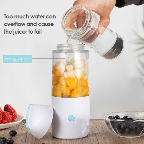 Portable Juicer USB Rechargeable Smoothie Blender Mixer Juice Machine