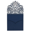 10pcs Pearl Paper Floral Invitation Cards