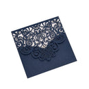 10pcs Pearl Paper Floral Invitation Cards