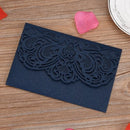 10pcs Pearl Paper Floral Invitation Cards