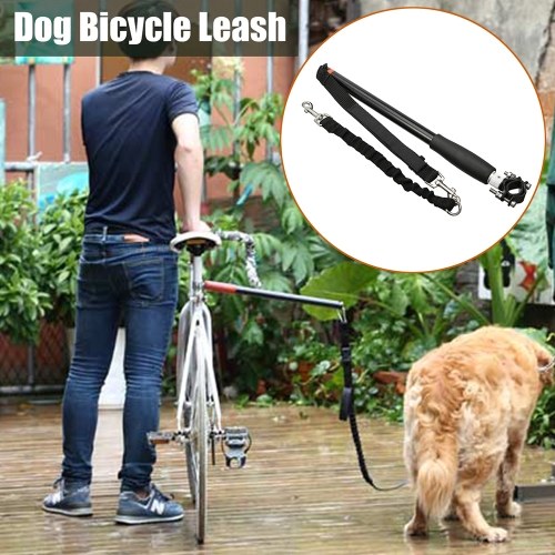 Dog Pet Leash for Bike Exercise Hands Free Bike Walk Run Attachment Accessory