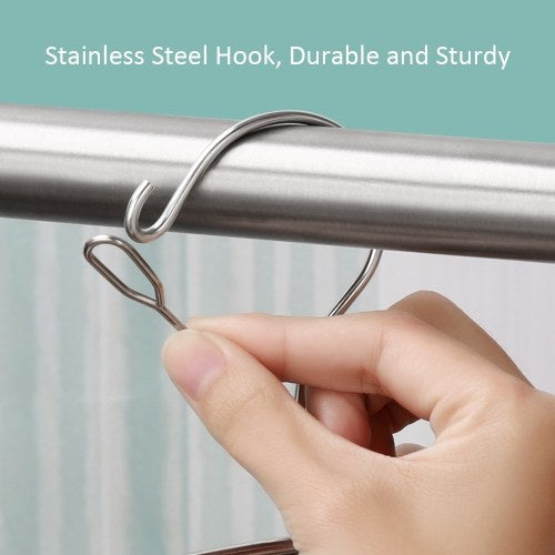 Clothes Hanger 10 Clips Stainless Steel