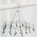 Clothes Hanger 20 Clips Stainless Steel Clothespins