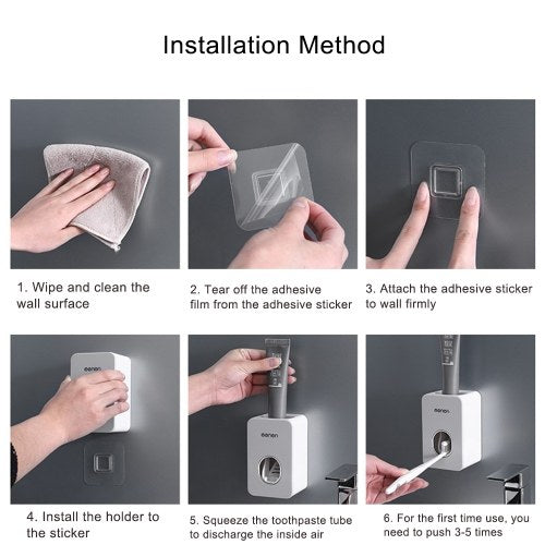 Wall-mounted Automatic Toothpaste Dispenser