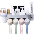 Multi-functional Wall-mounted Toothbrush Holder