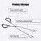 Scissor Tongs Barbecue BBQ Grill Pastry Tongs