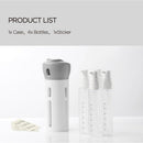 Portable Travel Bottles Set 4-In-1 Organized Leak Proof Travel Size Toiletries