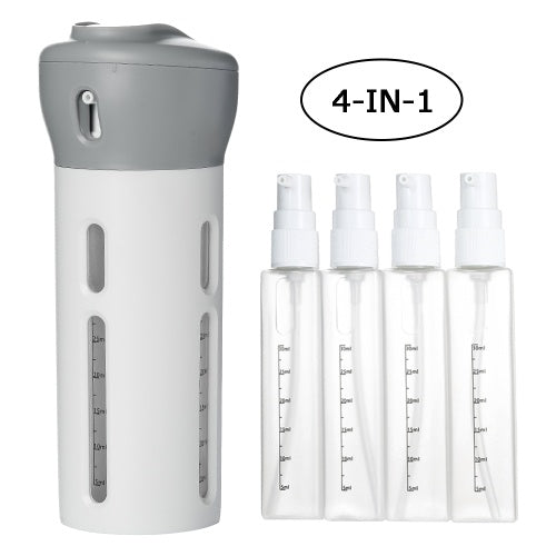 Portable Travel Bottles Set 4-In-1 Organized Leak Proof Travel Size Toiletries