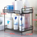 2-Tier Metal Mesh Storager Basket