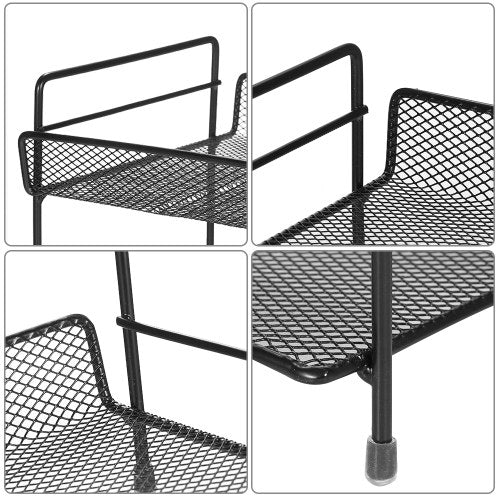 2-Tier Metal Mesh Storager Basket