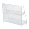 2-Tier Basket Storage Organizer Metal Mesh