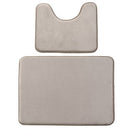 Bath Mat Toilet Rug Memory Foam Soft Flannel Floor Rug