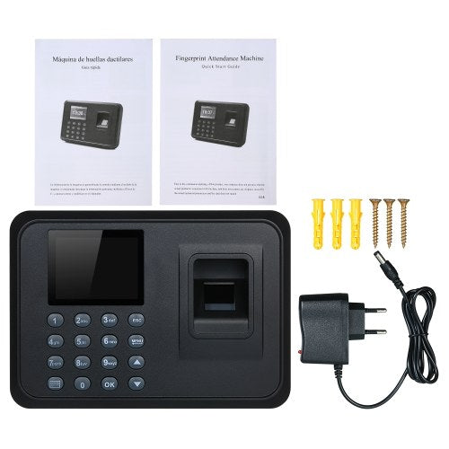 Biometric Fingerprint Attendance Machine Software-free 2.4" TFT LCD Display