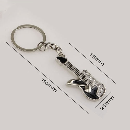 Metal Key Chain Classic Guitar Key