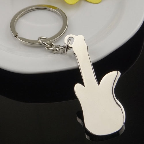 Metal Key Chain Classic Guitar Key