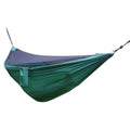 Camping Hammock With Mesh Net Lightweight Portable Nylon Hammock Multifunctional Hammock