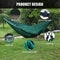 Camping Hammock With Mesh Net Lightweight Portable Nylon Hammock Multifunctional Hammock