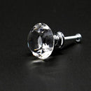 Cabinet Pulls Knob Crystal Glass Ball Handles Diamond Shape