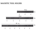 حامل أدوات مغناطيسي للشريط مصنوع من الفولاذ المقاوم للصدأ رف سكين مغناطيسي متعدد الأغراض