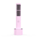 Mini Handheld Fan USB Rechargeable Bladeless Fan with Stand