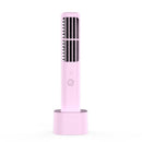 Mini Handheld Fan USB Rechargeable Bladeless Fan with Stand