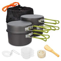 Camping Cookware Set Campfire Cooking Utensils Folding Cookset