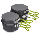 Camping Cookware Set Campfire Cooking Utensils Folding Cookset