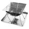 Charcoal Grill Foldable BBQ Grill Portable Stainless Steel